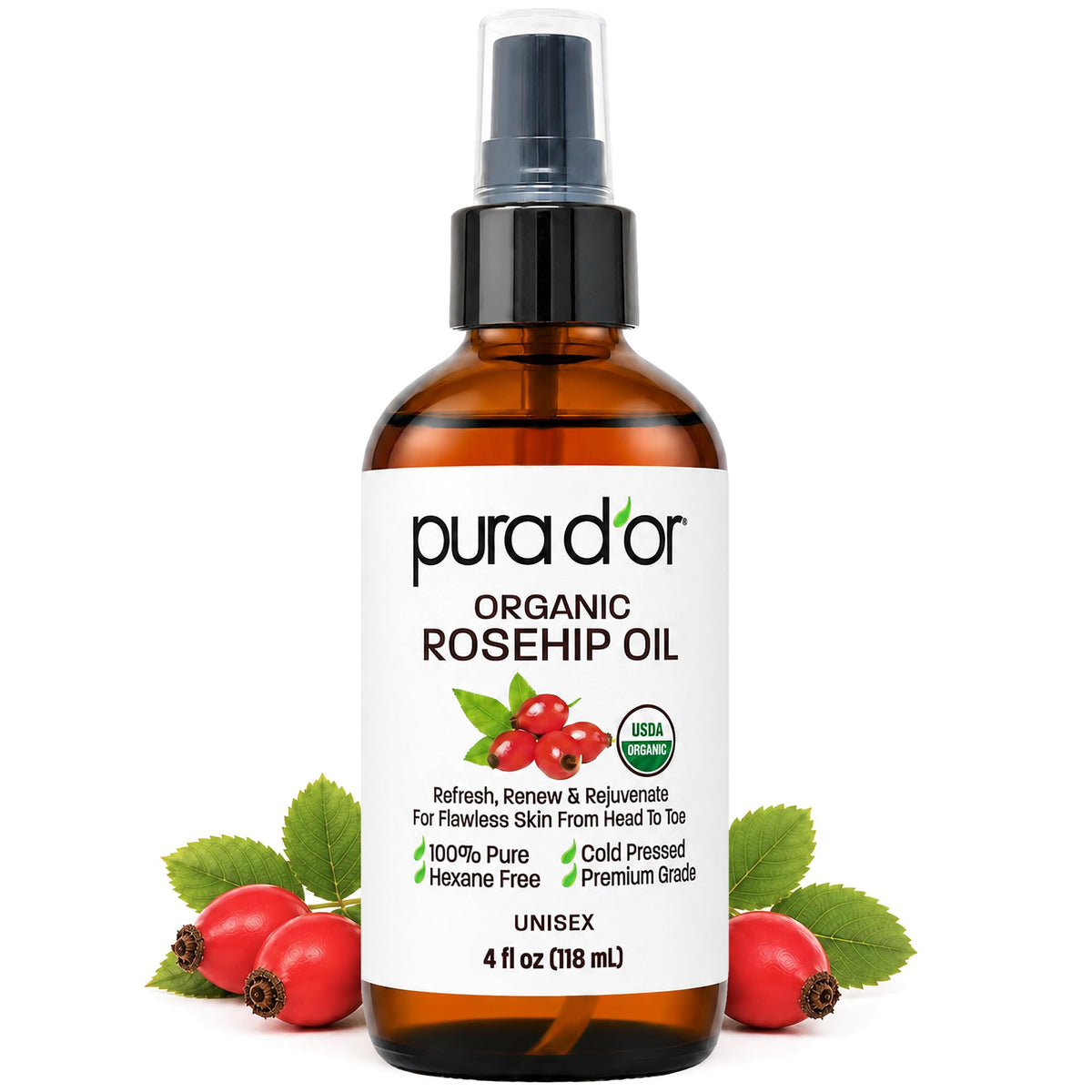 Organic Rosehip Seed Oil 4 oz M61747