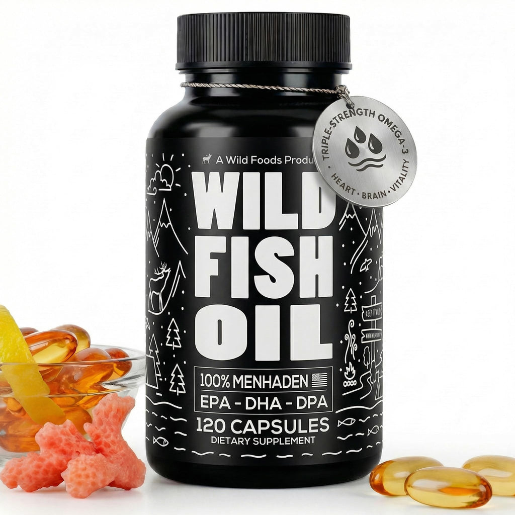 Fish Oil Omega 3 Supplements 120 Capsules R58892