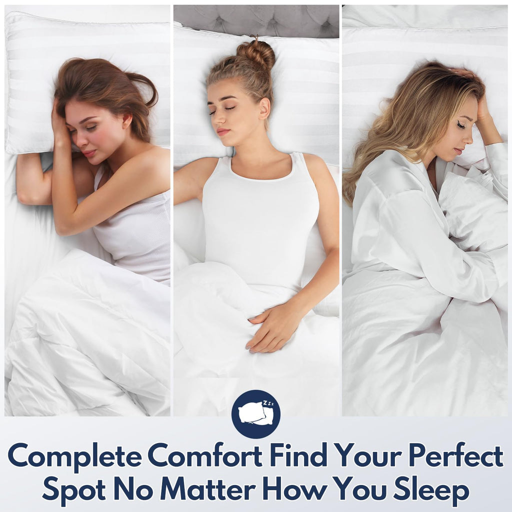 King Pillows Set of 2 Cooling Down Alternative Medium Firm D302326
