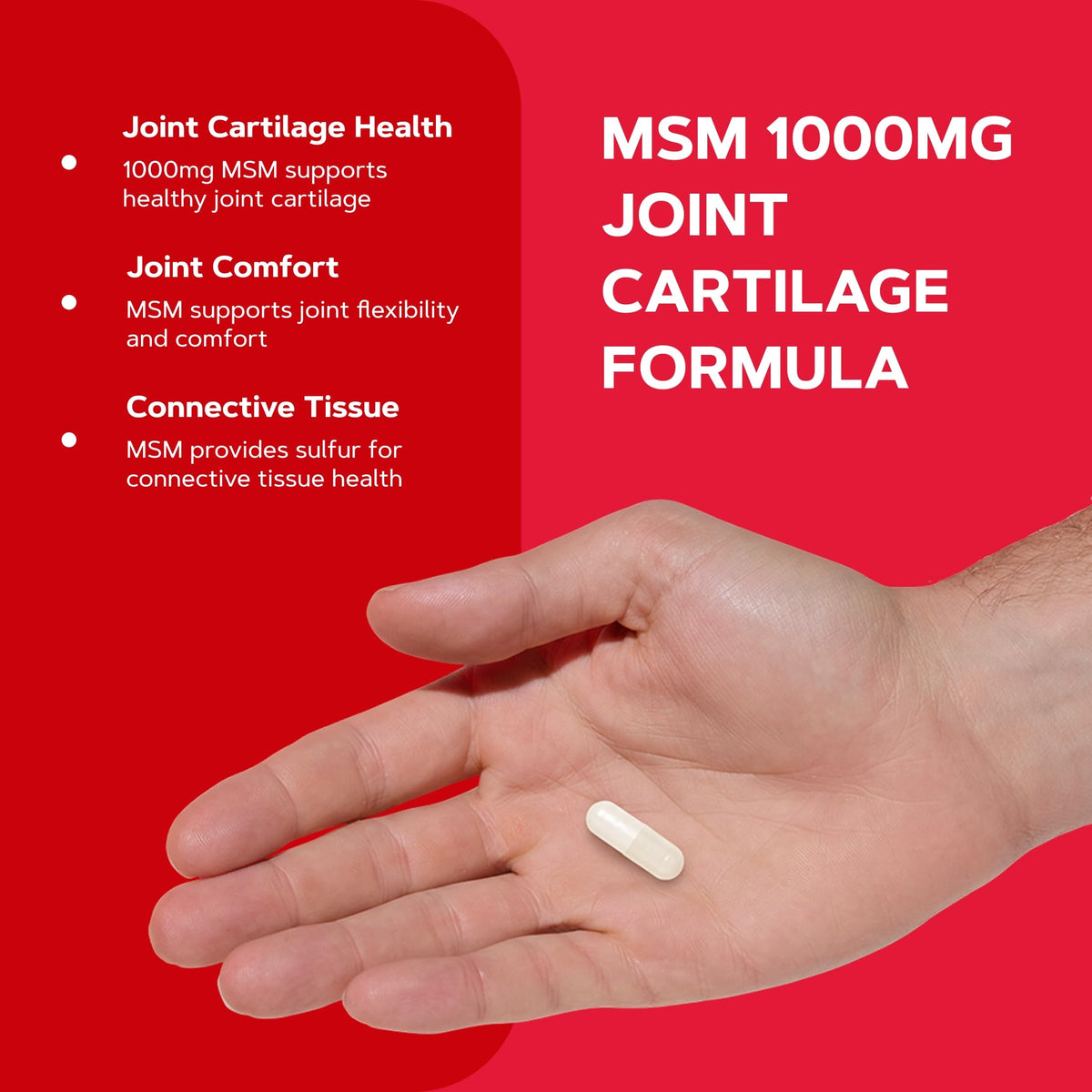 MSM 1000mg Supplement U466