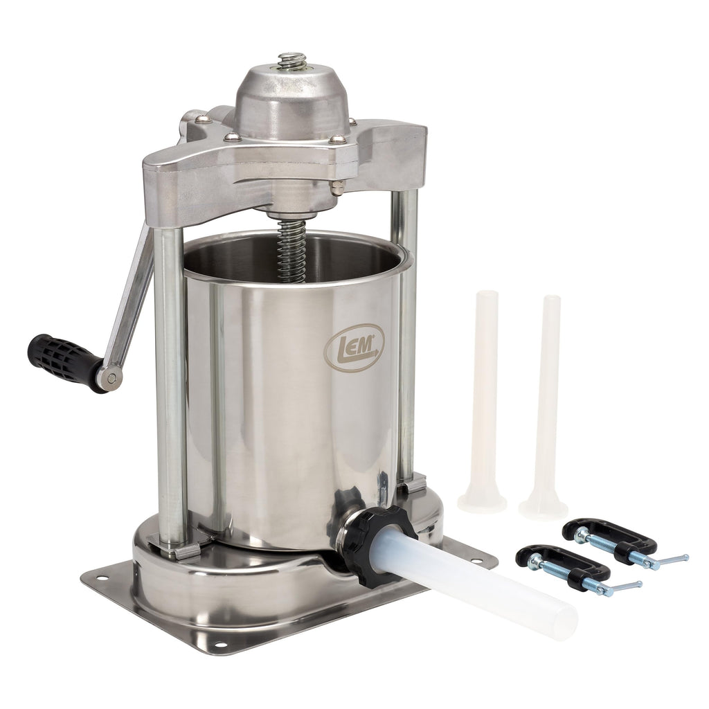 15 lb Stainless Steel Vertical Sausage Stuffer D42365