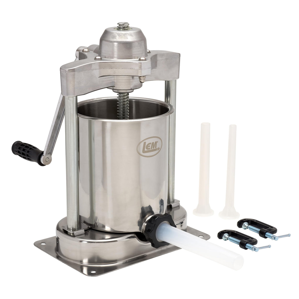 15 lb Stainless Steel Vertical Sausage Stuffer D42365