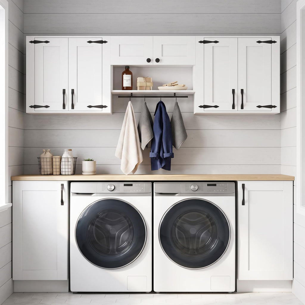 Wall Mounted Laundry Room Cabinet Set B43010