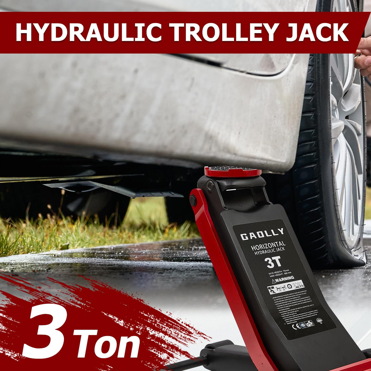 3 Ton Low Profile Steel Floor Jack K247