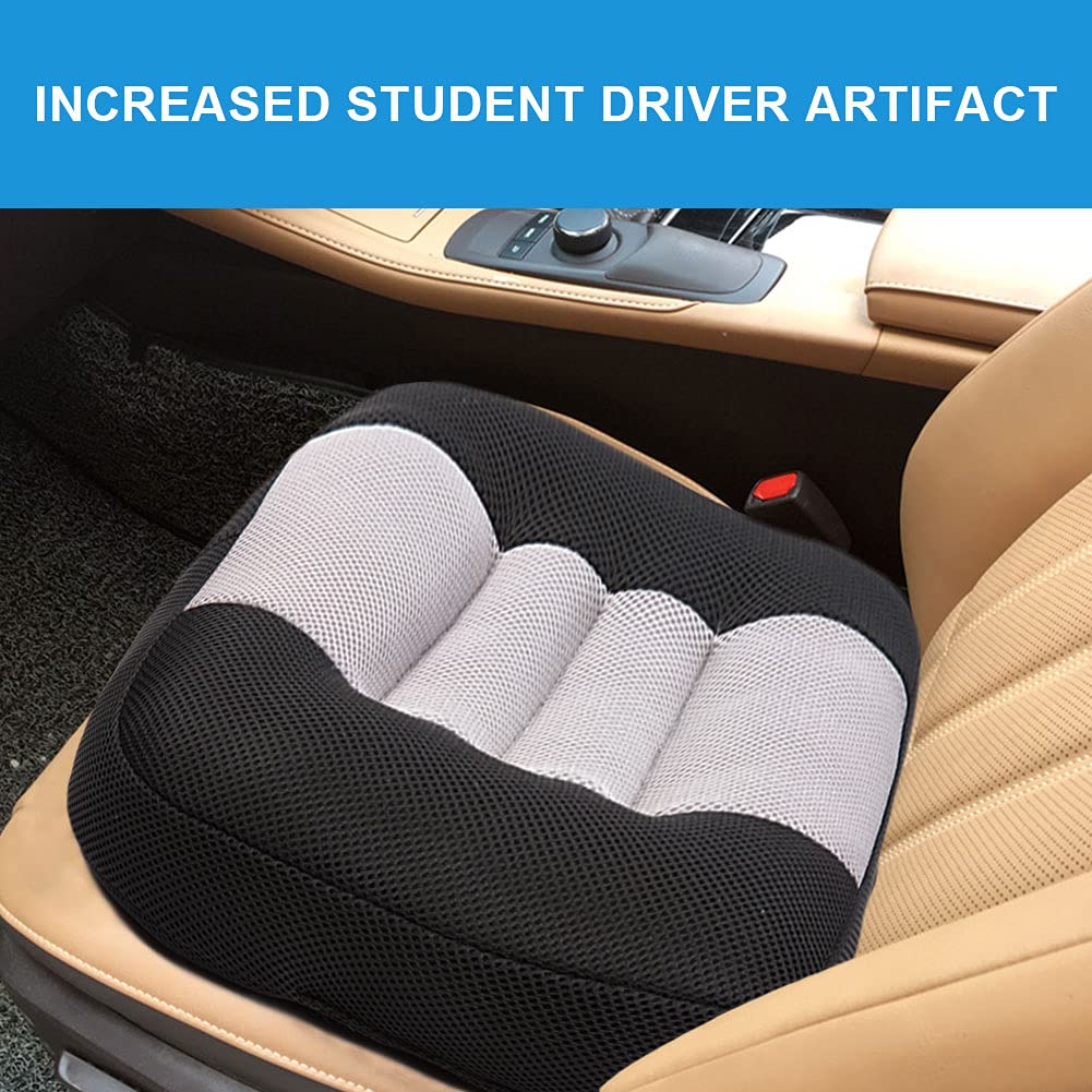 Black Breathable Mesh Car Booster Seat Cushion X58947