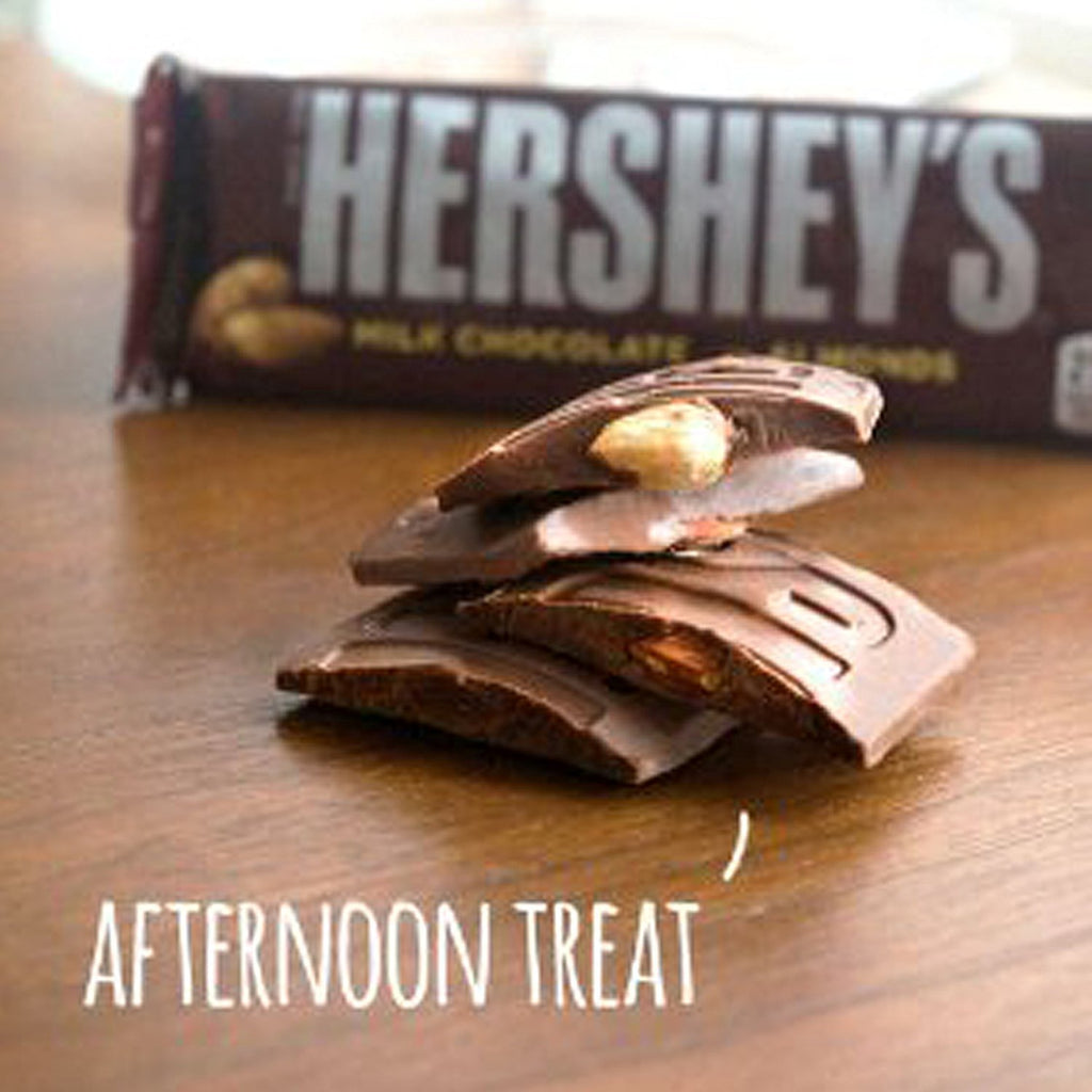 Chocolate Candy Bar with Almonds, 36 Count J23887