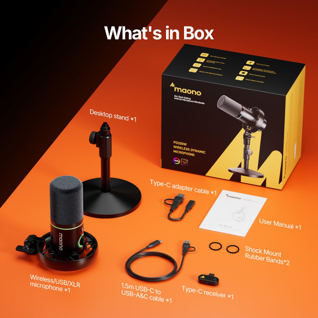 Hybrid Wireless Podcast Microphone S685