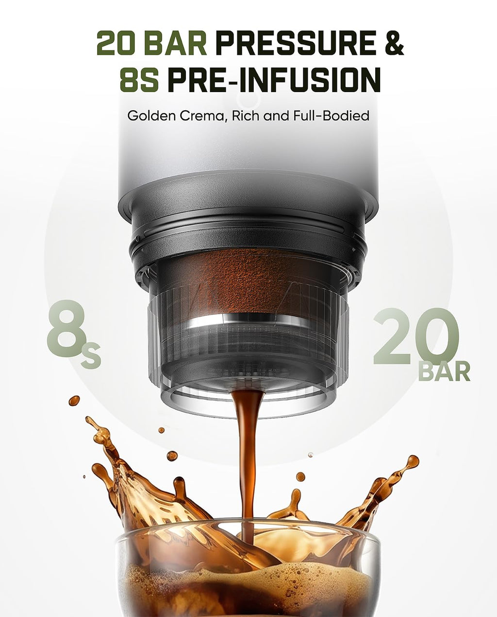 Portable Espresso Maker with USB-C B9139