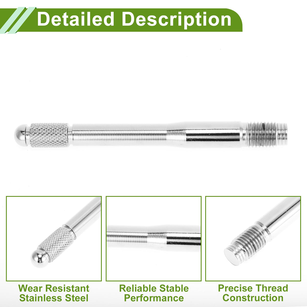 M12x1.5 120mm Stainless Steel Wheel Alignment Pin N5990