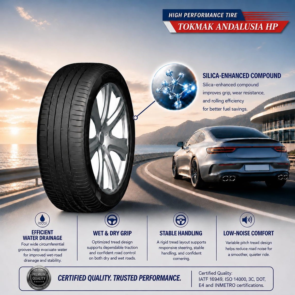 Set of 4 High Performance Tires T404179