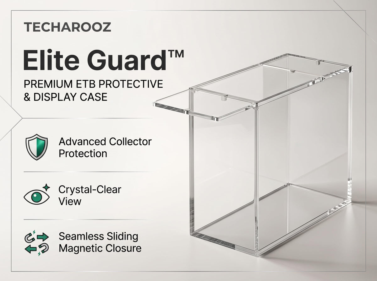 Crystal Clear 8mm 5mm Acrylic Stackable Display Case with Magnetic Lid O25200