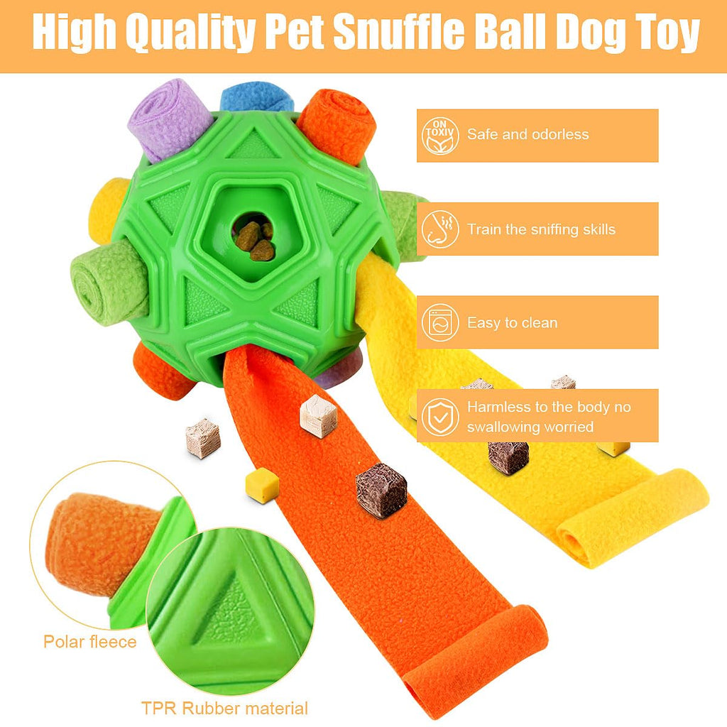 Interactive Puzzle Dog Toys Slow Feeder with Squeaky Carrot Toy X334