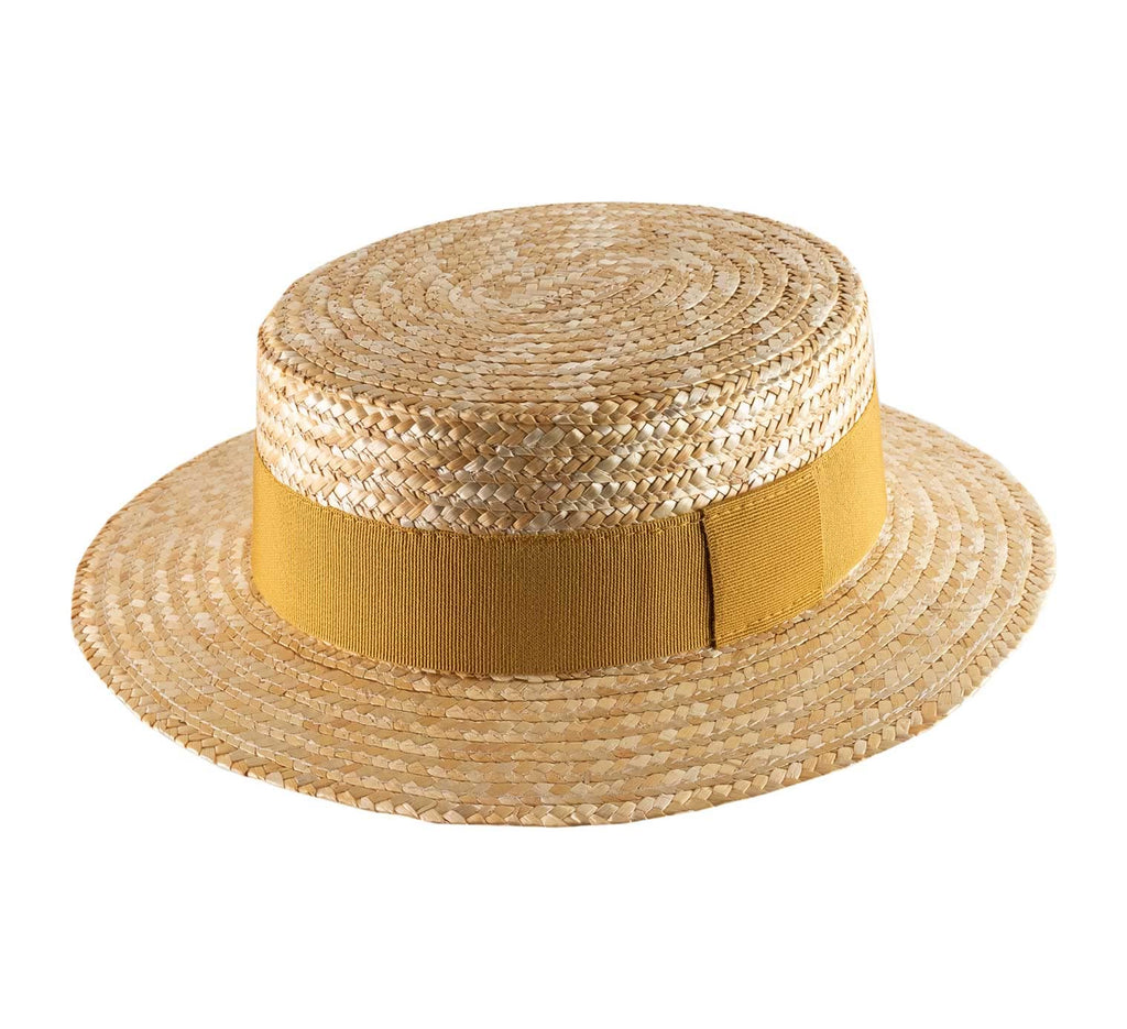 Straw Boater Hat F6957