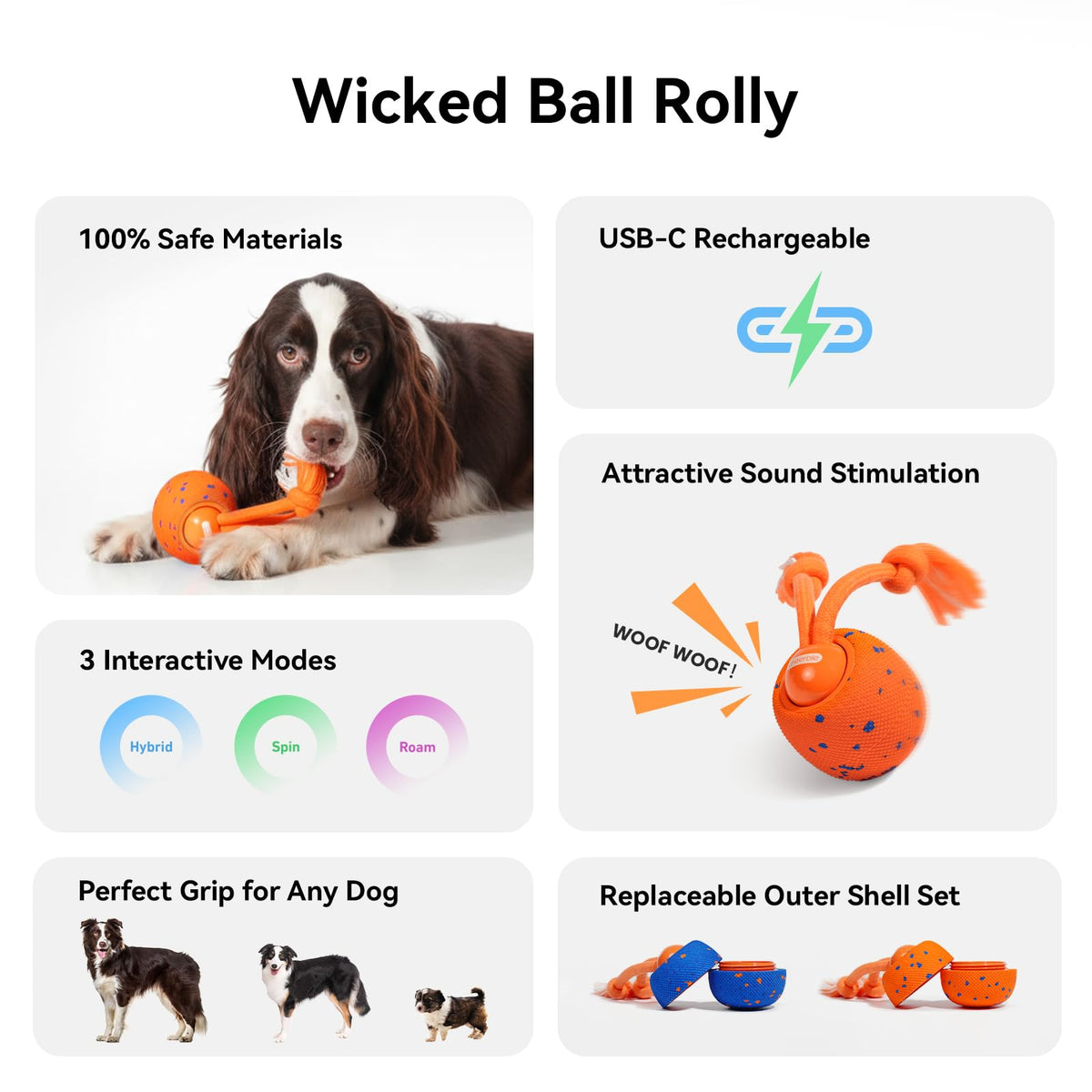Interactive Dog Ball S3836