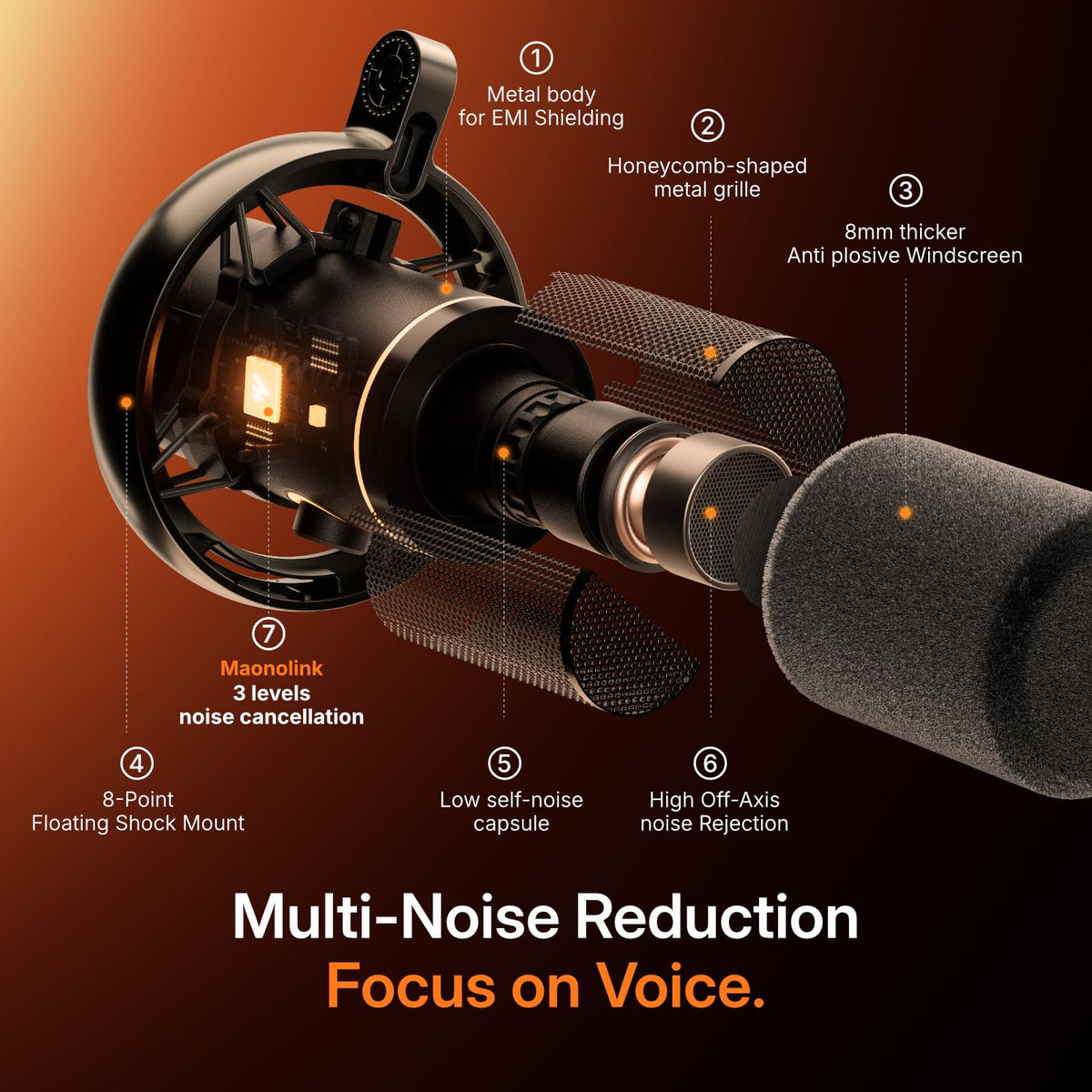 Hybrid Wireless Podcast Microphone S685