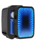4L/6 Can Compact Fridge with LED Mirror Light C32891