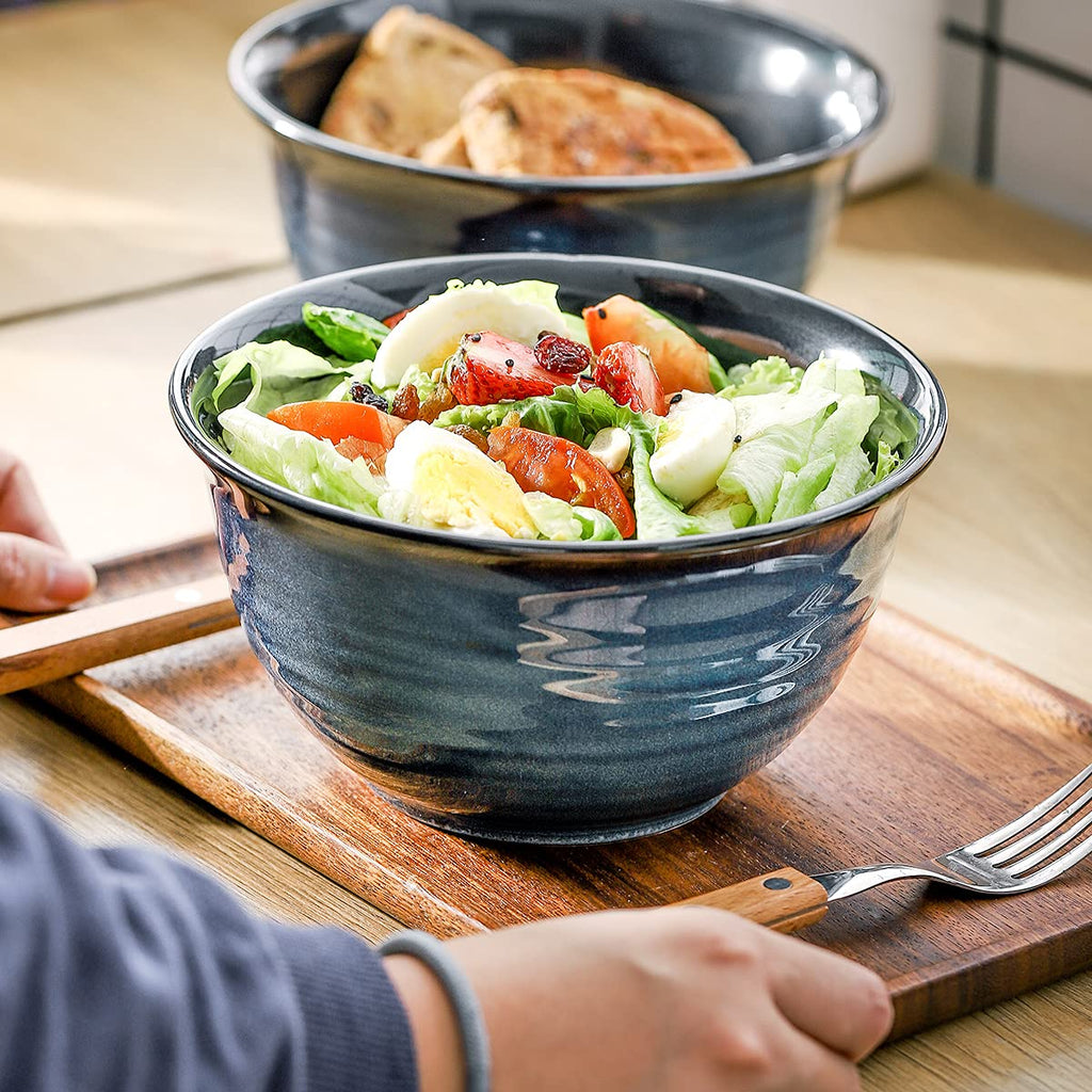 40 Ounce 7 Inch Ceramic Soup Bowls Set of 4 R2131