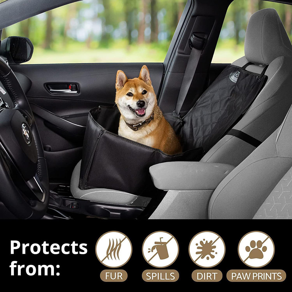 Waterproof 2-in-1 Pet Booster Seat Dog Car Seat Protector W307377