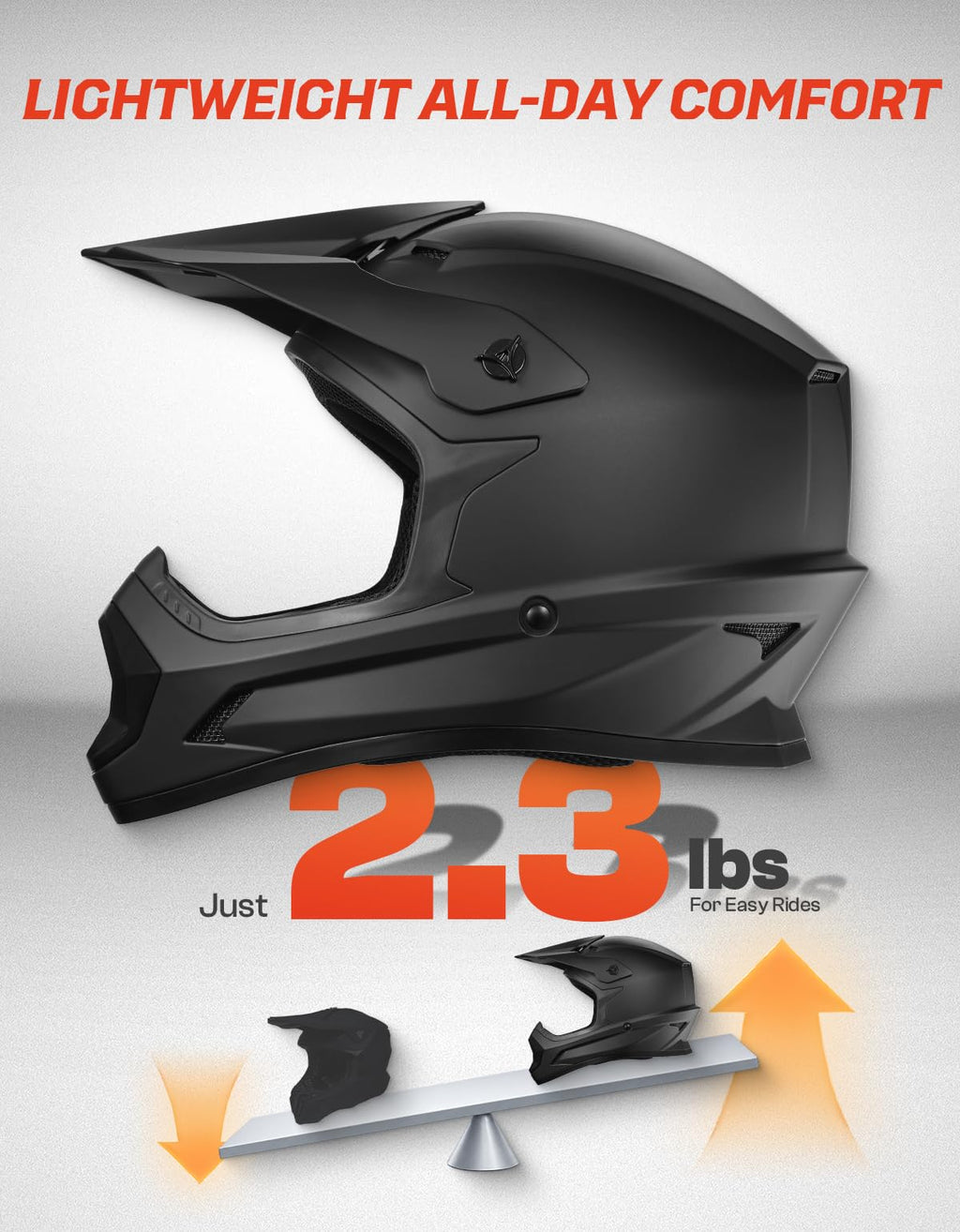 Kids DOT Approved Full Face Motocross Helmet P43383