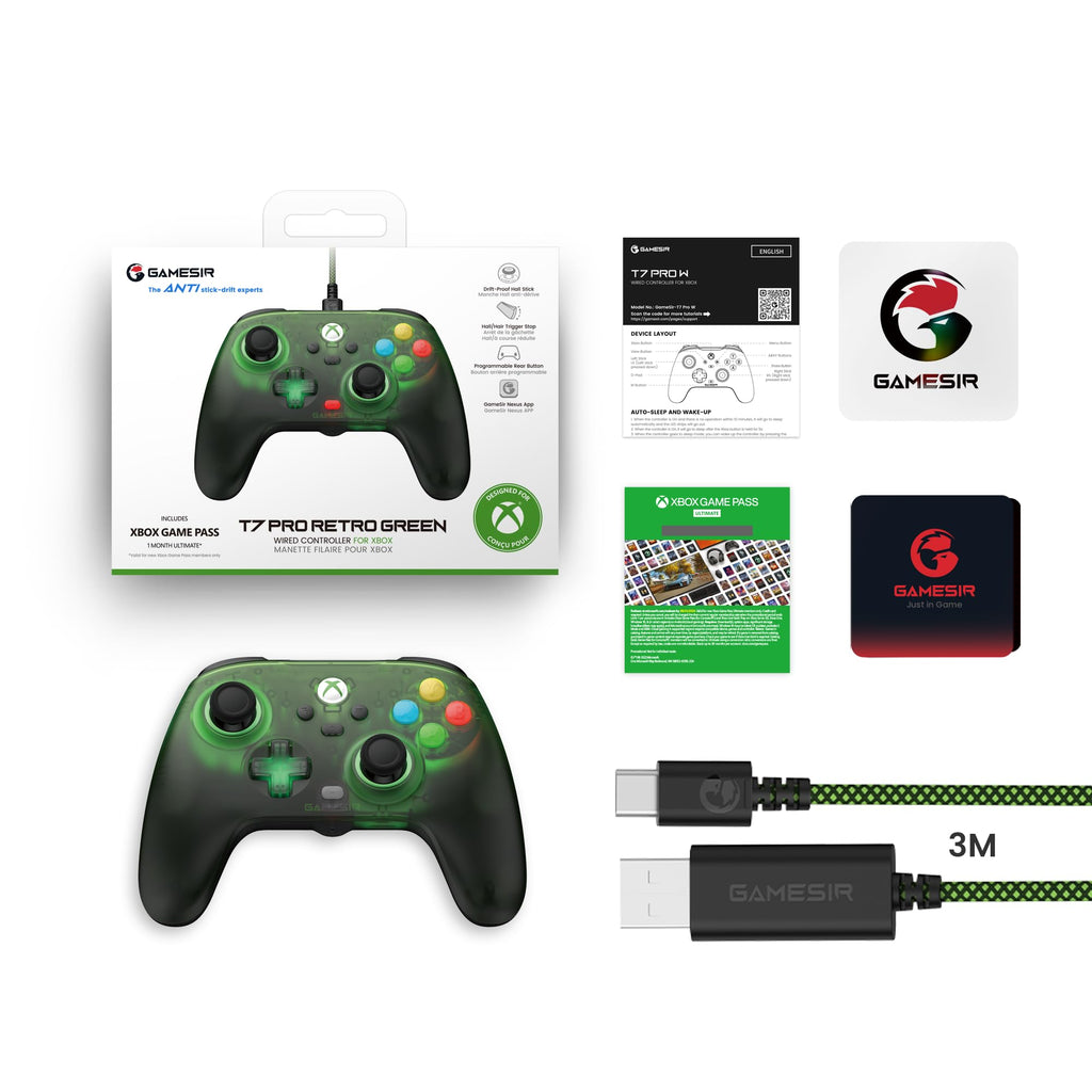 Wired Controller with Hall Effect Joysticks & Triggers N7359