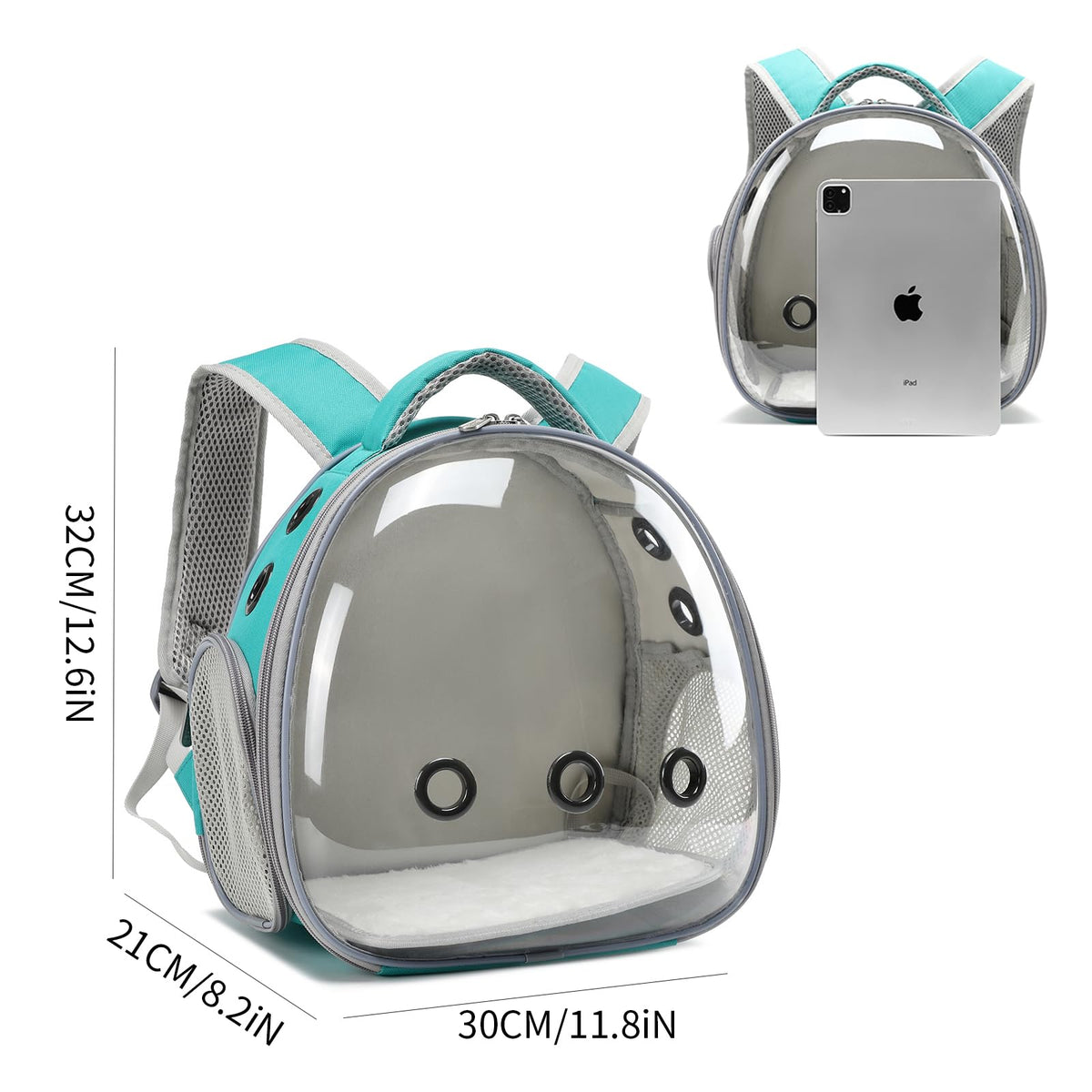 Portable Pet Backpack Carrier (Green) Z985569
