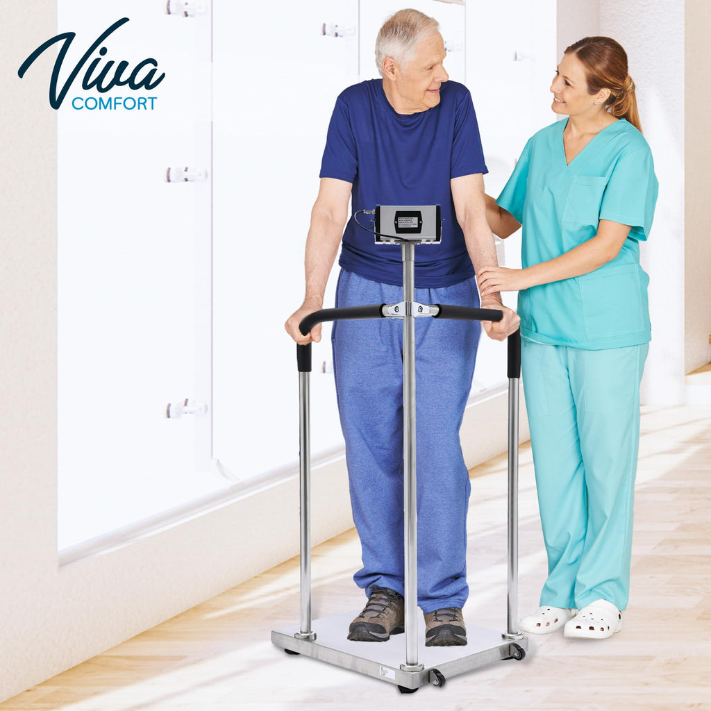 Medical Grade Digital Scale with Handles 660 lb Weight Capacity O539