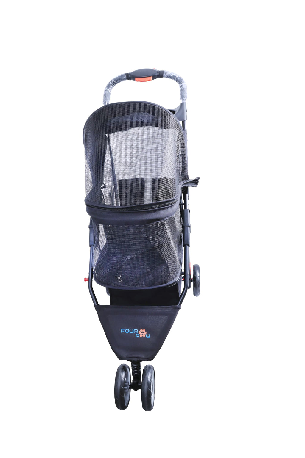 3 Wheels Pet Stroller with Storage Basket J23011