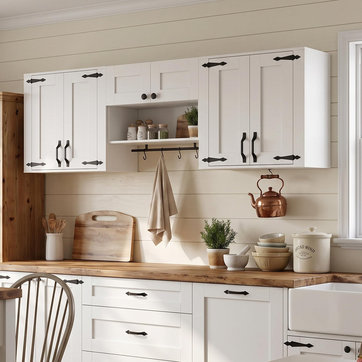 Wall Mounted Laundry Room Cabinet Set B43010