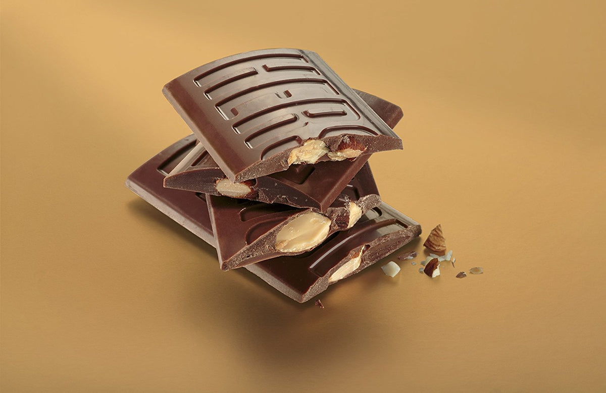 Chocolate Candy Bar with Almonds, 36 Count J23887