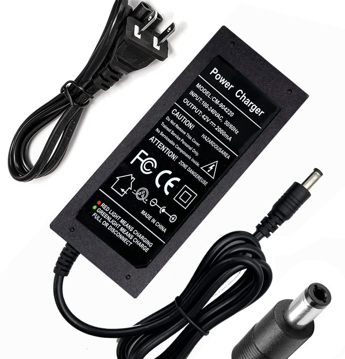 42V 2A Charger for 36V Lithium Battery 5.5mm x 2.5mm R8567