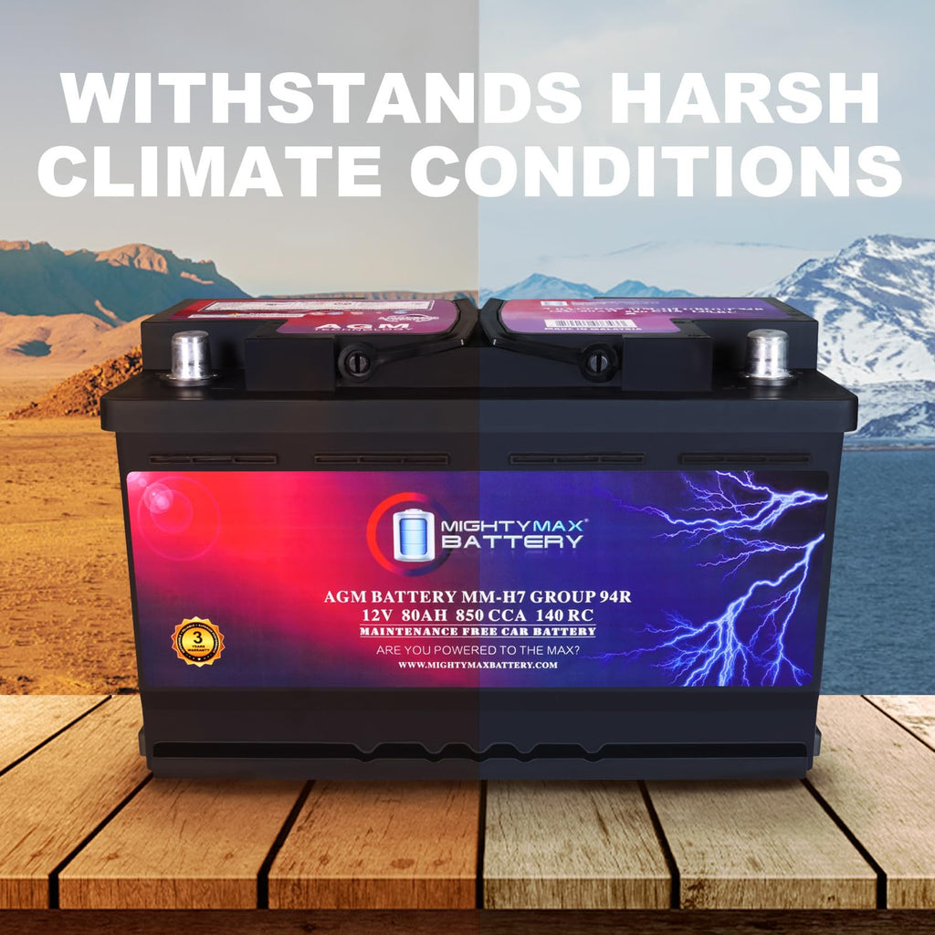 12V 80AH 850 CCA Replacement Battery S721