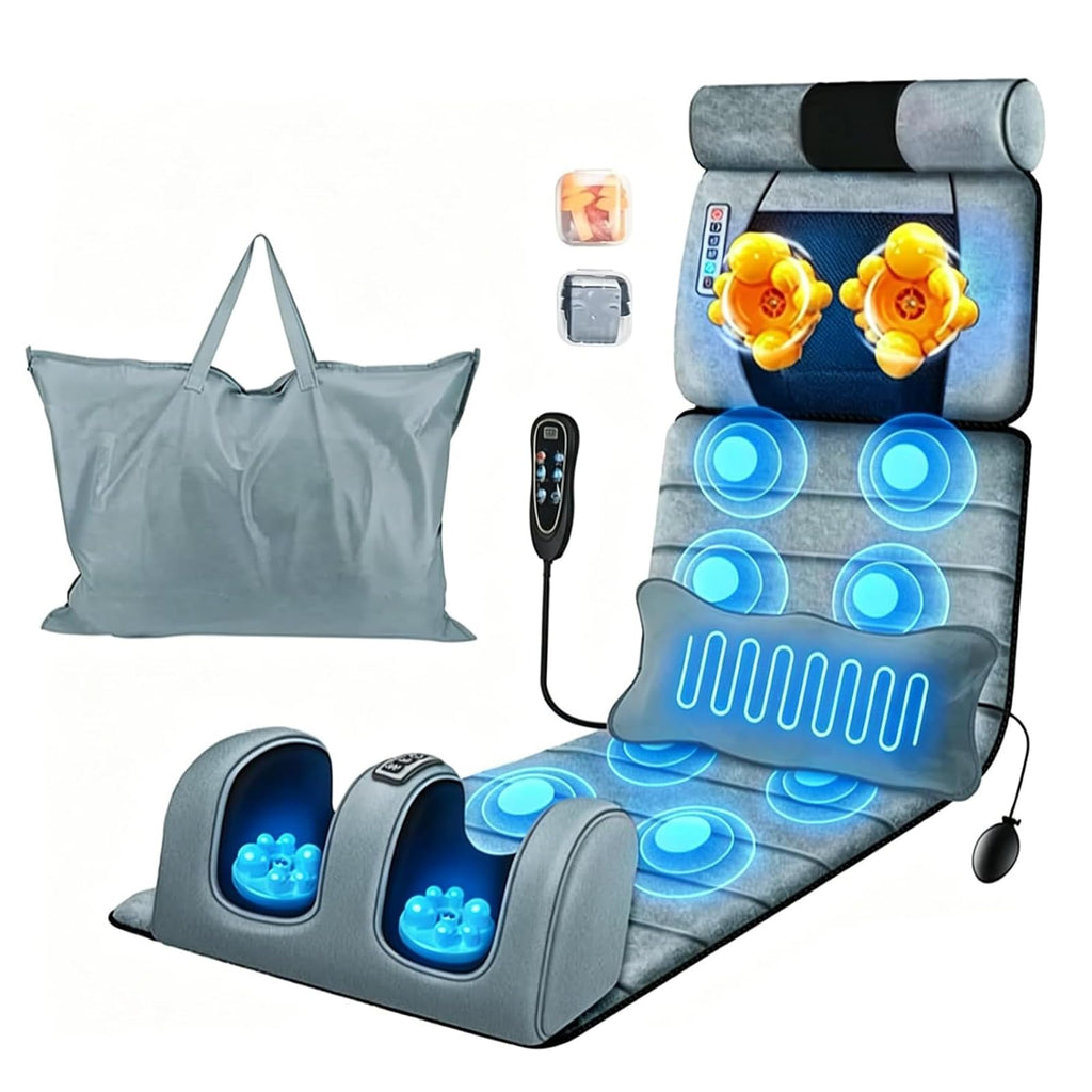 Full Body Electric Heating Vibration Massage Mat Cushion D13505