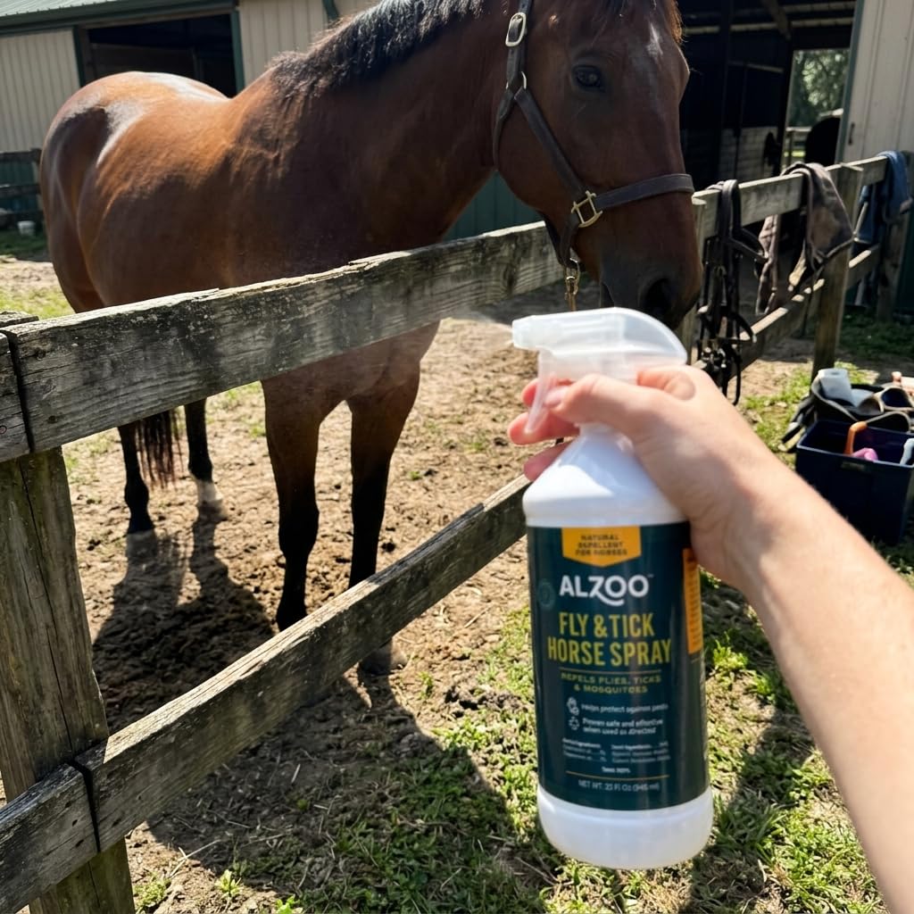 Plant-Based Fly and Tick Horse Spray 32 Fl. Oz. (Pack of 2) E3295