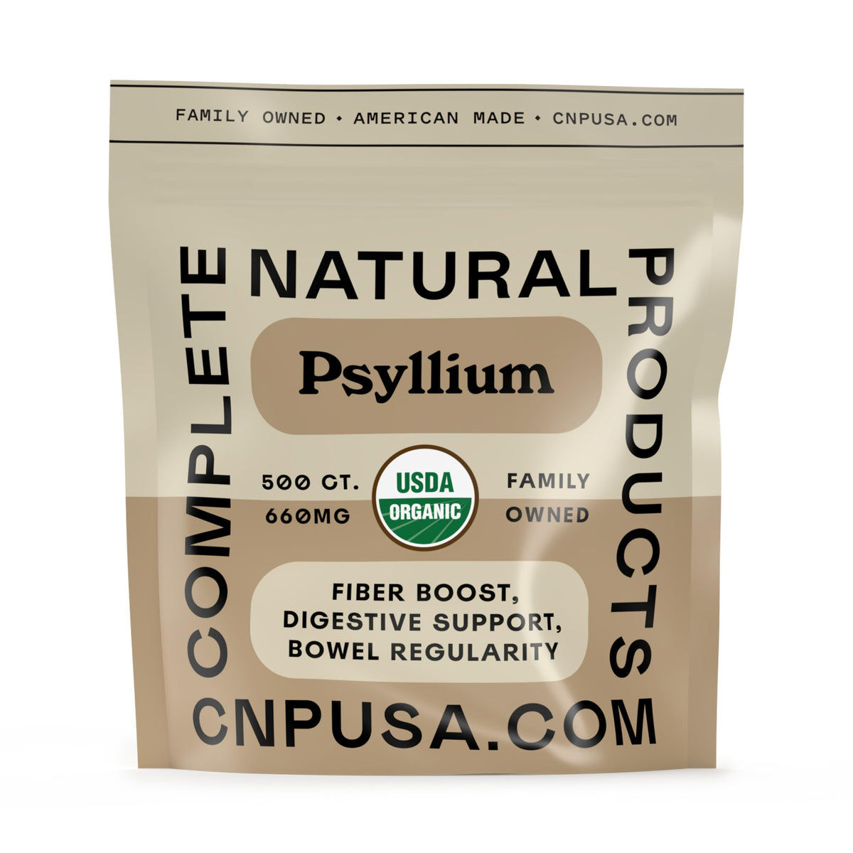 Organic Psyllium Husk Capsules 660mg 500ct Y72887
