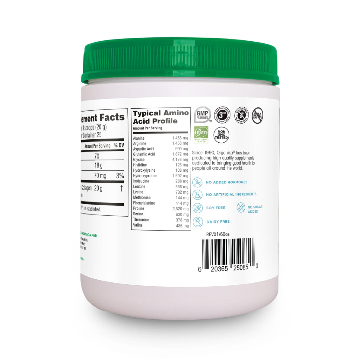Hydrolyzed Collagen Peptides Powder 1.1 Pounds T5355