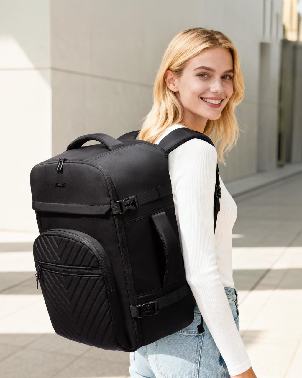 40L Waterproof Travel Backpack with 2 Cubes D901483
