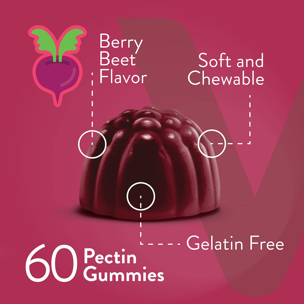 Beet Root Gummies with Magnesium & Vitamin C J20671