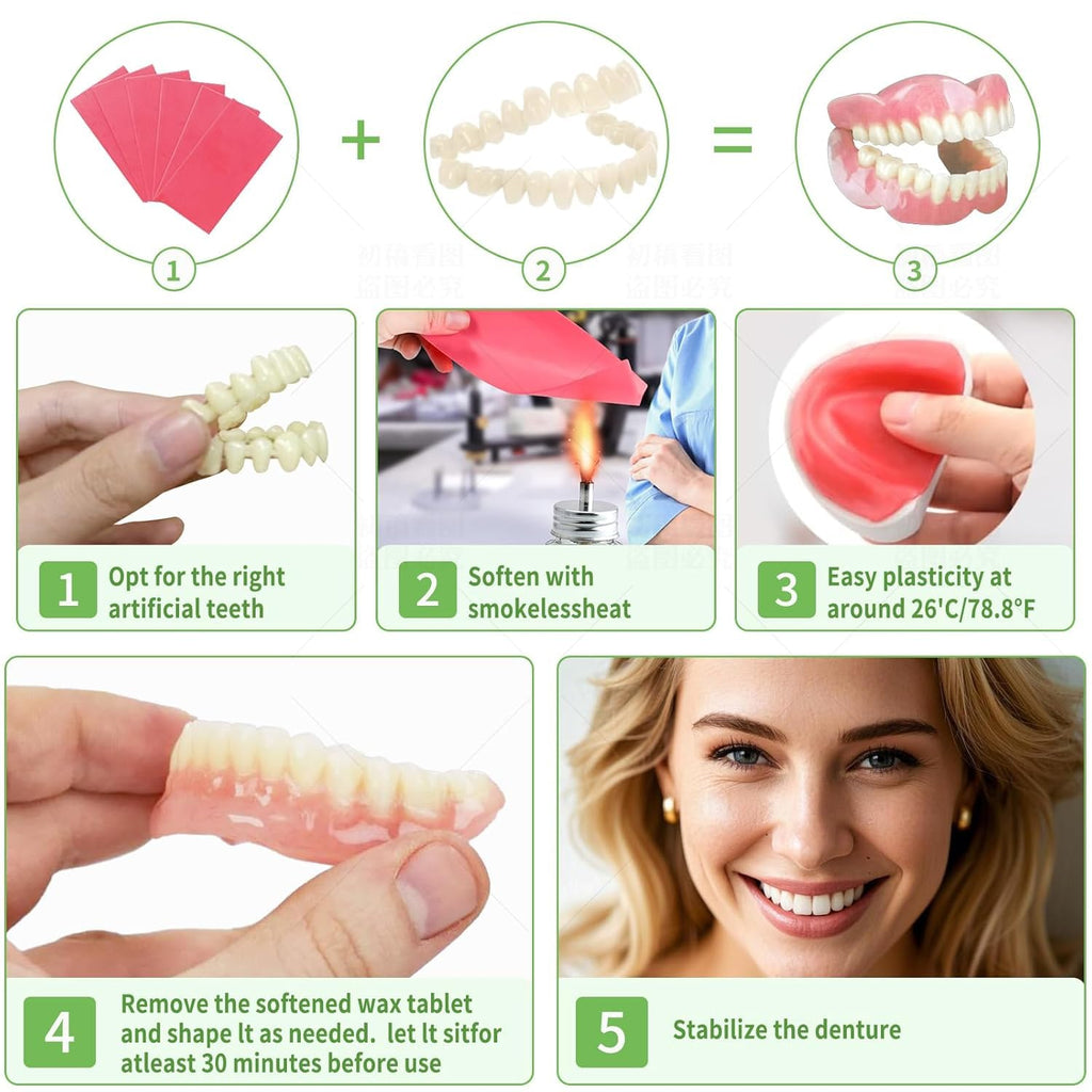 DIY Denture Making Kit with Tool Kit and Temporary Teeth V943815