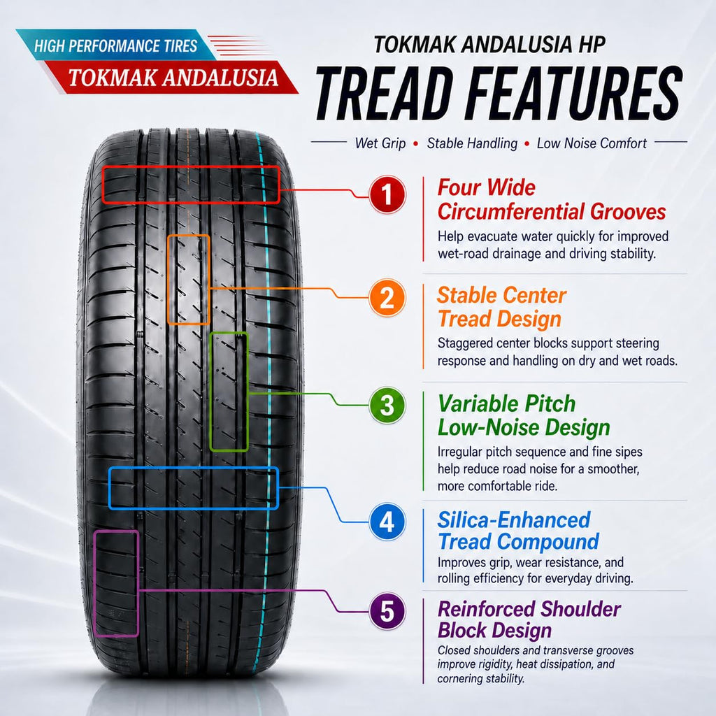 Set of 4 High Performance Tires T404179