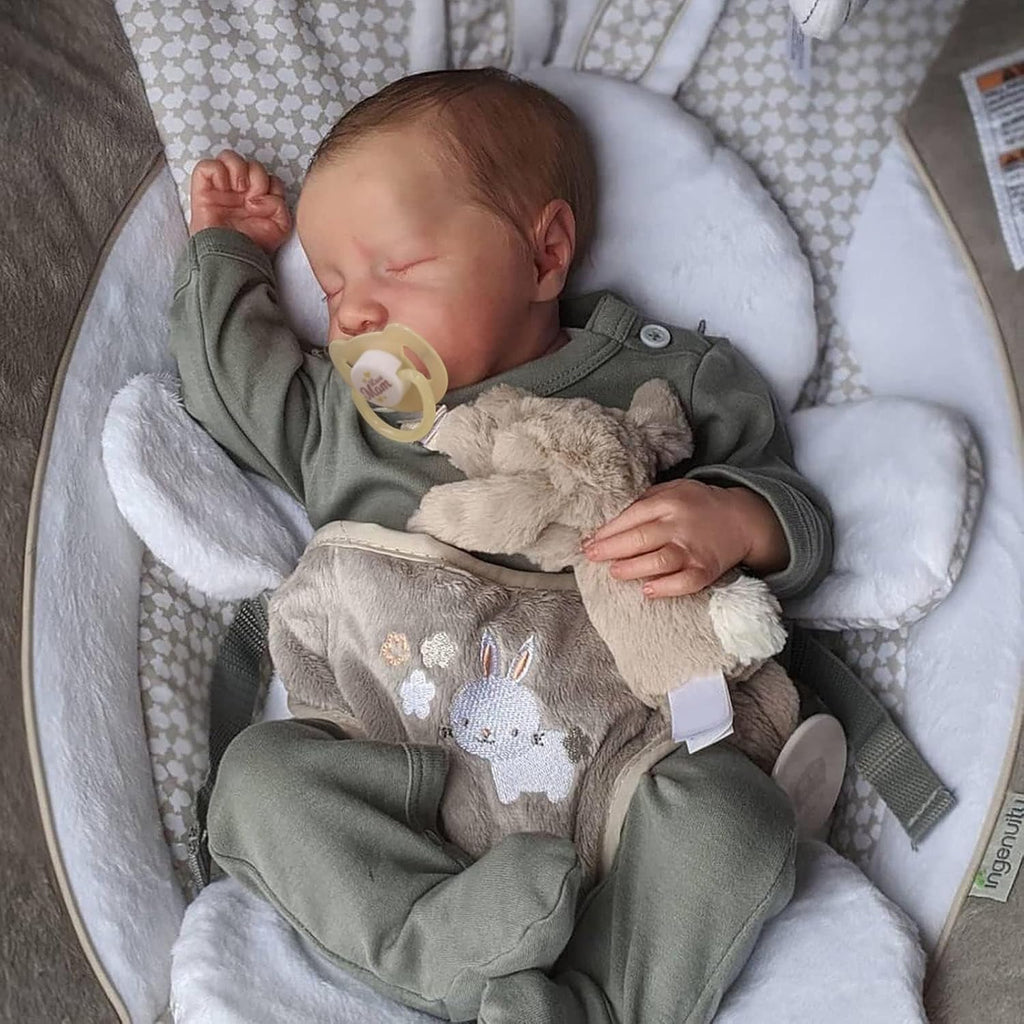 20 Inch Realistic Newborn Baby Doll with Poseable Body M4691