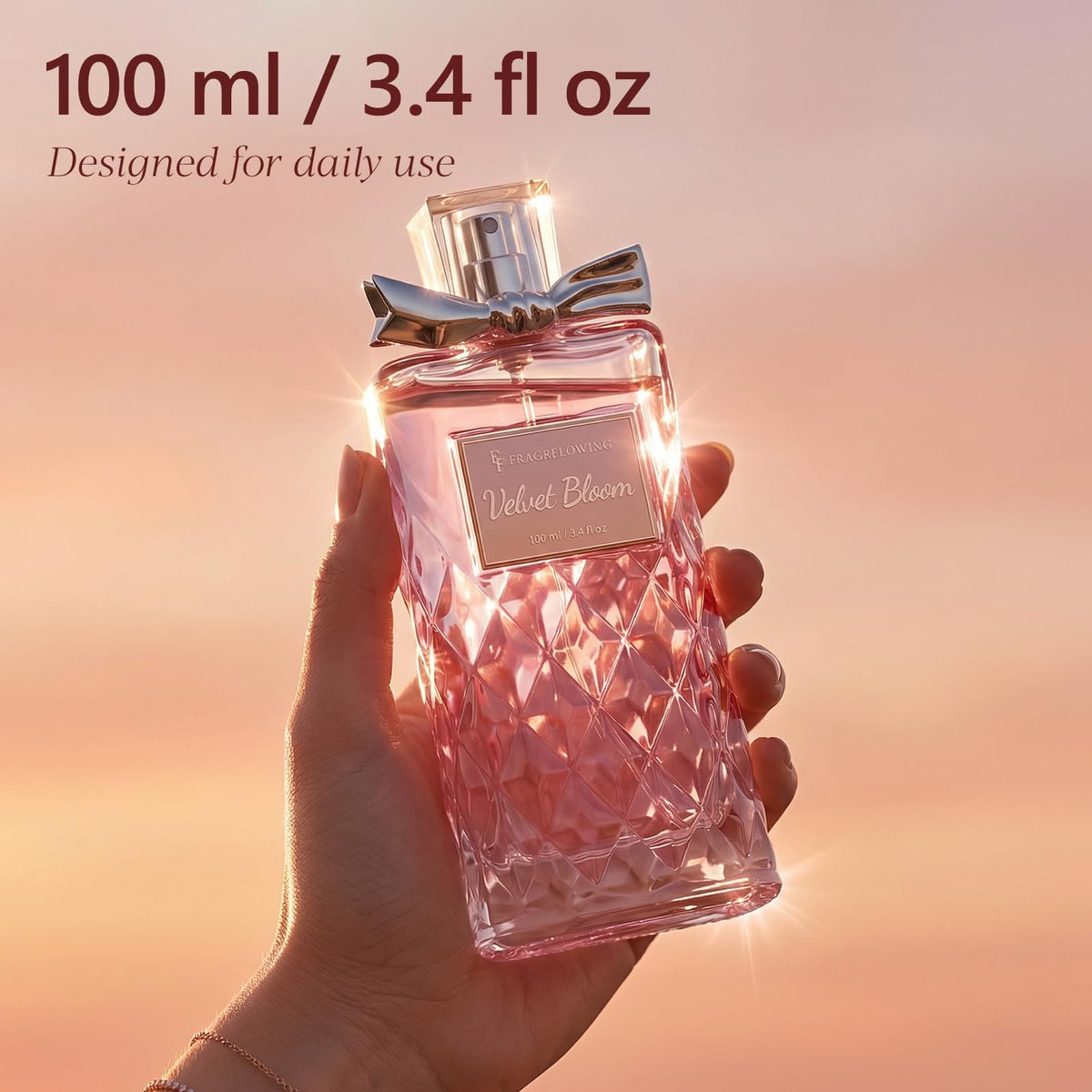 Alcohol-Free Long-Lasting Floral Perfume 3.4 fl oz D26198