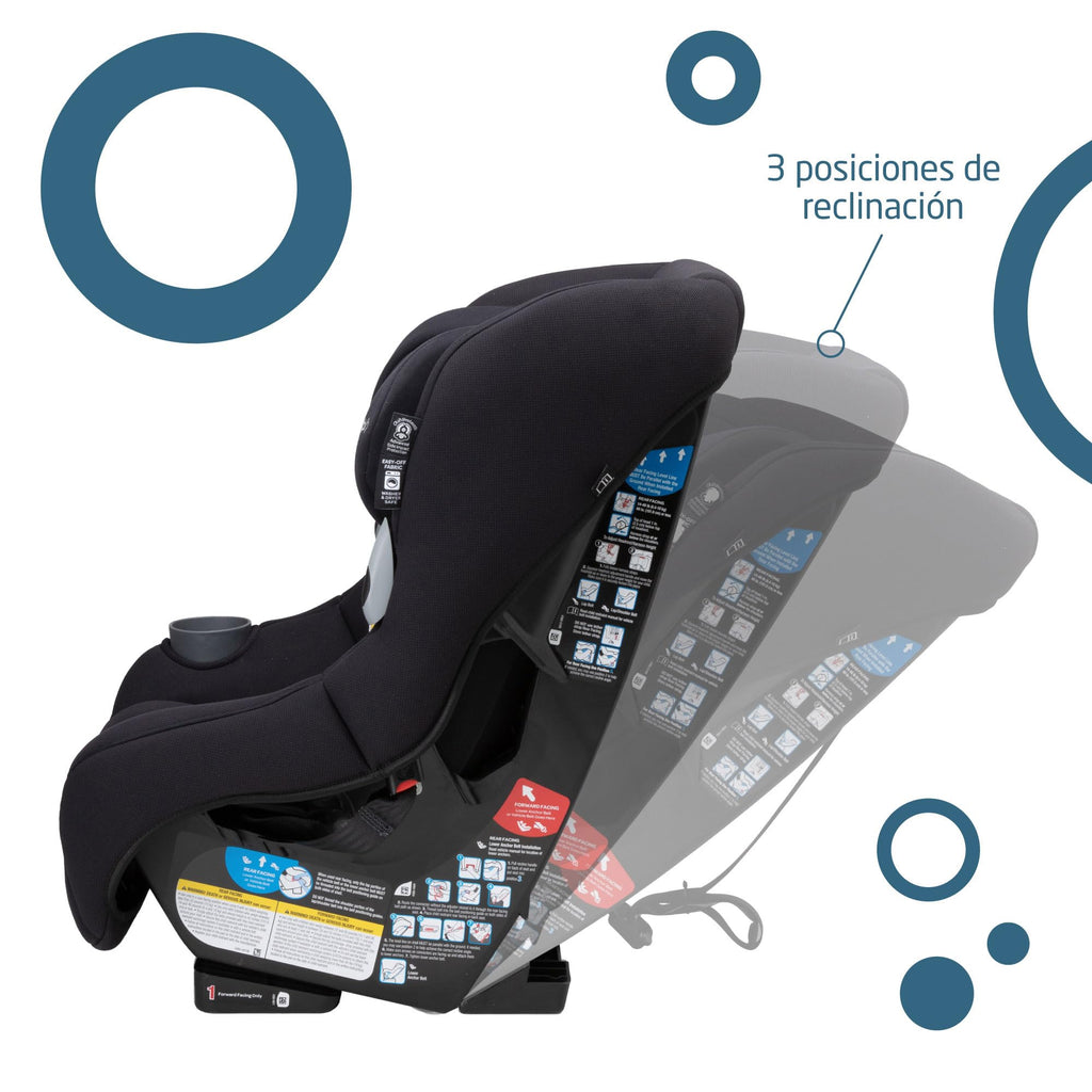 2-in-1 Convertible Car Seat Midnight Black P794