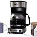 12-Cup Programmable Drip Coffee Maker with Glass Pot T4703