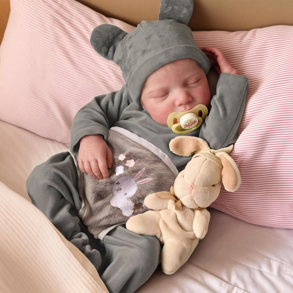 20 Inch Realistic Newborn Baby Doll with Poseable Body M4691