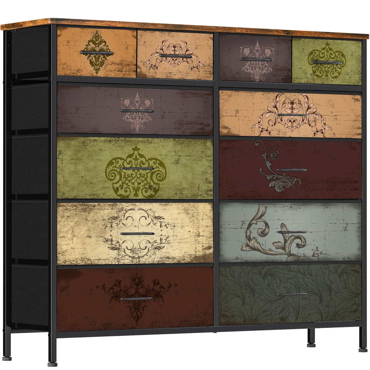 12 Drawer Fabric Dresser N43873