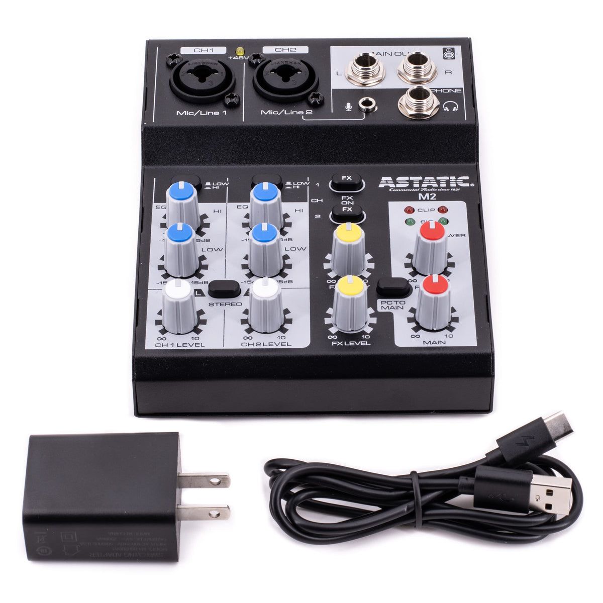 2-Channel Mixer with USB Interface F708201