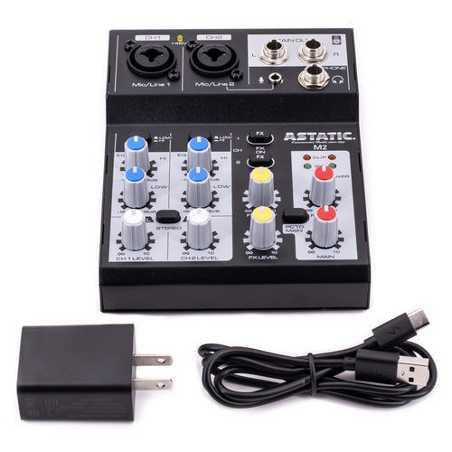 2-Channel Mixer with USB Interface F708201
