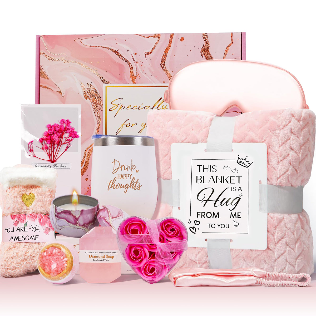 Rose Relaxing Spa Gift Baskets Q2898