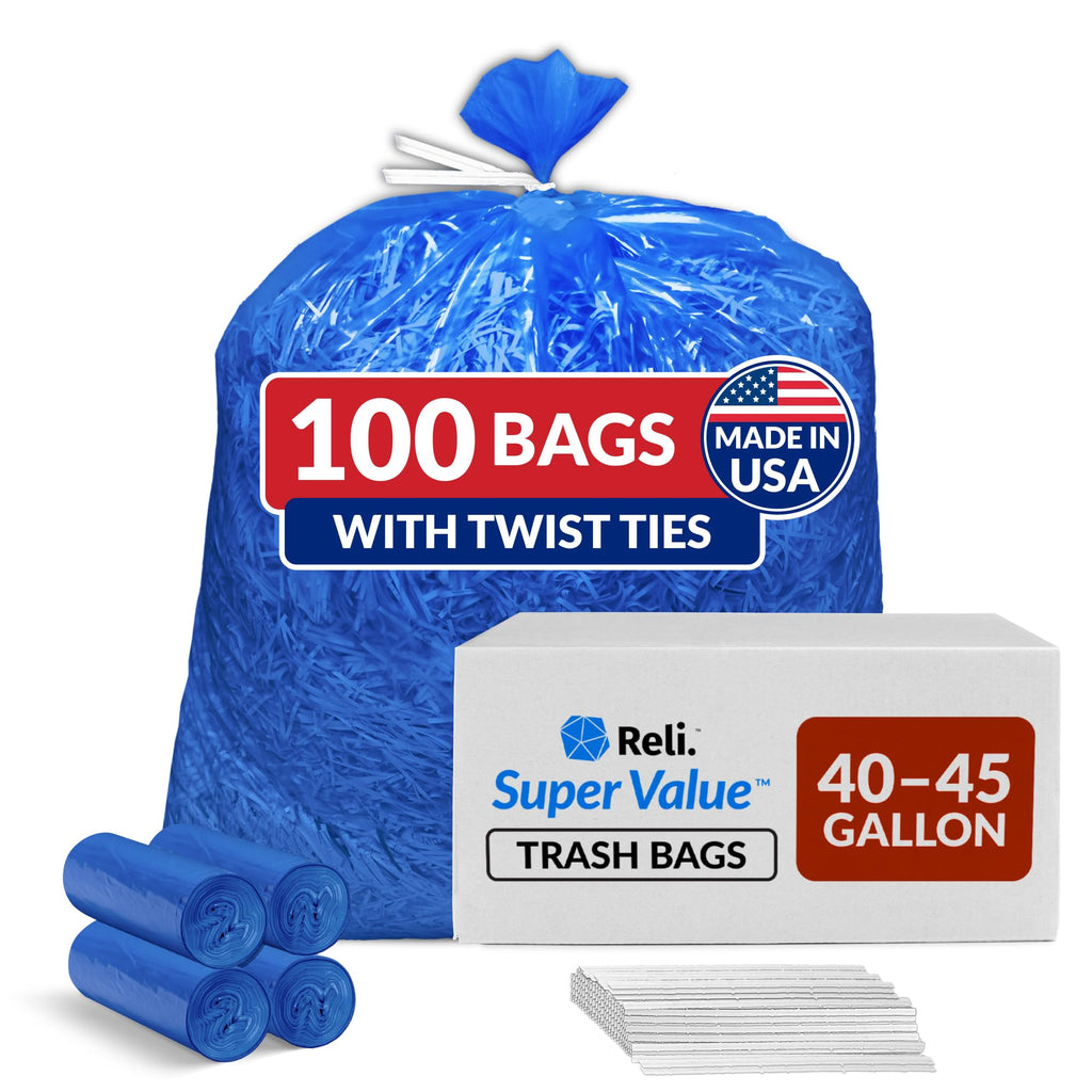 40-45 Gallon Heavy Duty Trash Bags W557