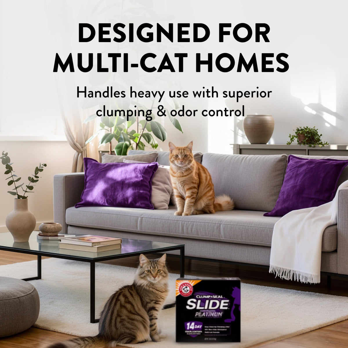 Clumping Cat Litter, 27.5 Lbs P23894